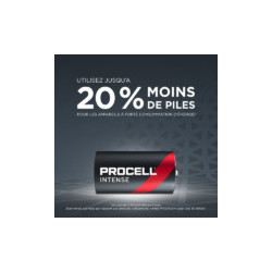 PILE ALCALINE PROCELL INTENSE D 1,5 V