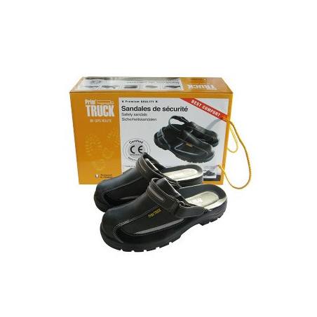 SANDALES DE SECURITE PRIM TRUCK NOIRES