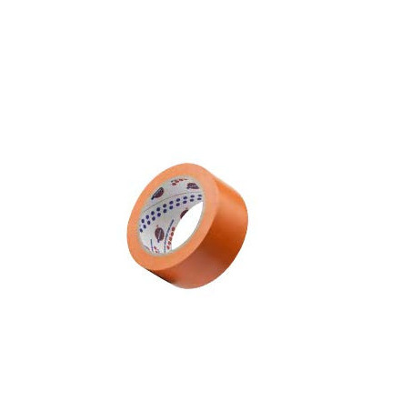 Ruban adhésif PVC orange Eurocel 50mm x 33m pour bâtiment_ref PV07AA0041
