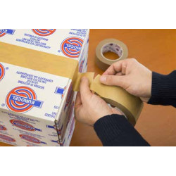 Ruban d’emballage PVC marron Eurocell 50mm x 50m pour cartons_ref PV07HA0013-2