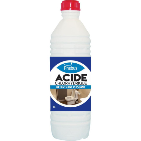 ACIDE CHLORIDRIQUE BIDON 1L