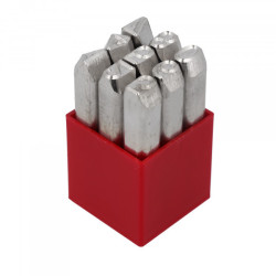 JEU DE CHIFFRES À FRAPPER ENDROIT - HAUTEUR 5 MM