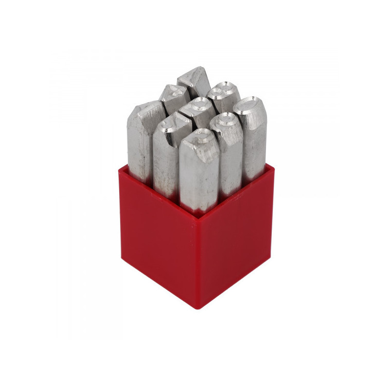 JEU DE CHIFFRES À FRAPPER ENDROIT - HAUTEUR 5 MM