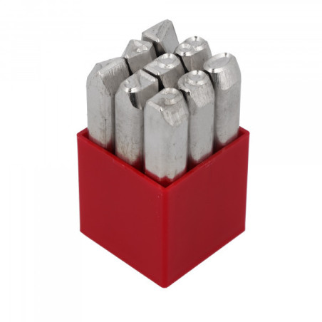 JEU DE CHIFFRES À FRAPPER ENDROIT - HAUTEUR 5 MM