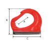 Crochet de levage IDMAT CMU 5T pour godet_ref CGS5000-1
