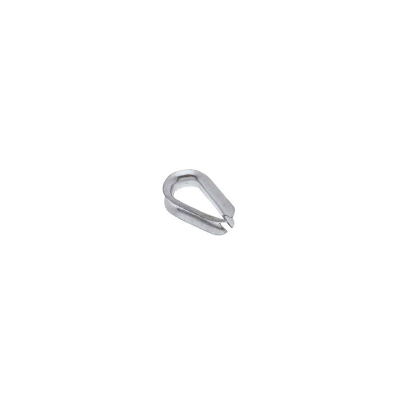 Cosse cœur standard IDMAT DN6 pour câble acier 6 mm_ref COS006