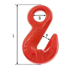 Crochet de levage parallèle à œil IDMAT 13 mm / CMU 5,3T_ref CRO013-1