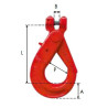 Crochet de levage automatique à chape IDMAT 13 mm CMU 5,3T_ref CSACL5300-1
