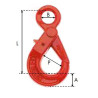 Crochet de levage V.A. IDMAT à œil 3,15T pour chaîne 10 mm_ref CSAOL3150-1