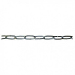 Chaîne droite acier zingué Ø4,5 mm LEVAC_ref 2042E