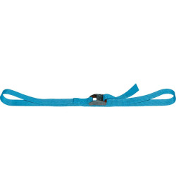 Sangle d’arrimage polyester 6m - largeur 25 mm boucle à came LEVAC_ref 4545D60