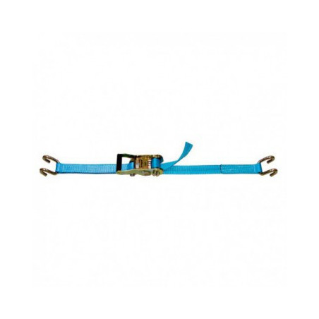Sangle d’arrimage polyester à cliquet 6m - largeur 35 mm - TMU 1,5T LEVAC_ref 4558C06