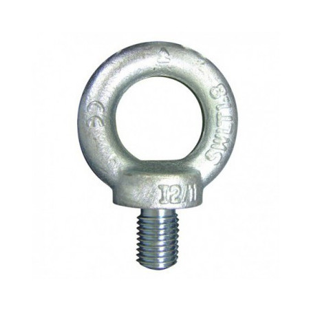 Anneau de levage mâle DIN 580 M14 acier zingué CMU 500kg Levac_ref 5025EG