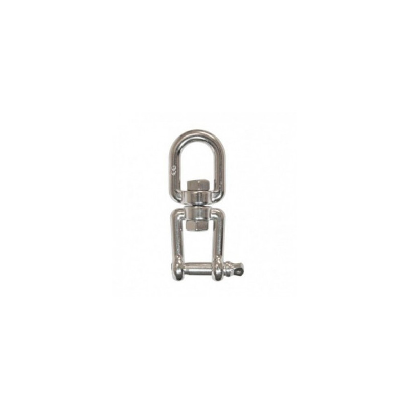 Émerillon inox avec manille Ø8 mm - CMU 450kg Levac_ref 5175BB