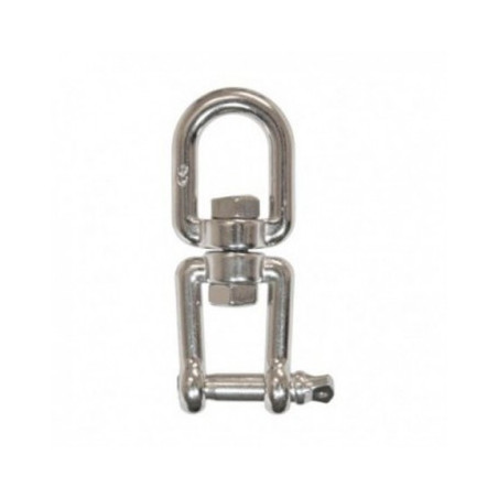 Émerillon inox avec manille Ø8 mm - CMU 450kg Levac_ref 5175BB