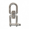 Émerillon inox avec manille Ø8 mm - CMU 450kg Levac_ref 5175BB