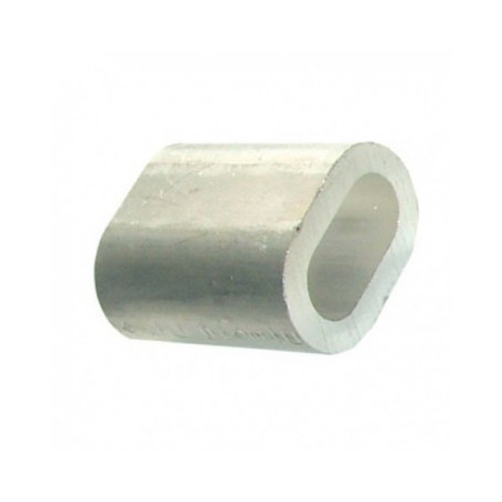 Manchon à matricer aluminium pour câble Ø1,5 mm Levac_ref 5195B