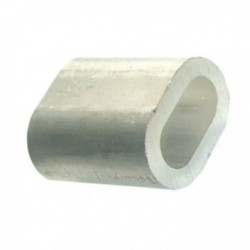 Manchon à matricer aluminium pour câble Ø5 mm Levac_ref 5195I