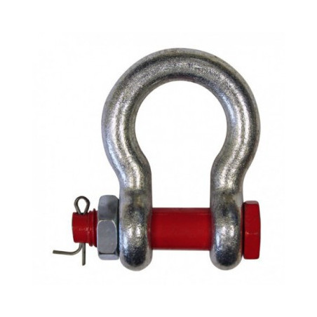 Manille lyre acier haute résistance CMU 8,5 tonnes Levac_ref 5211I