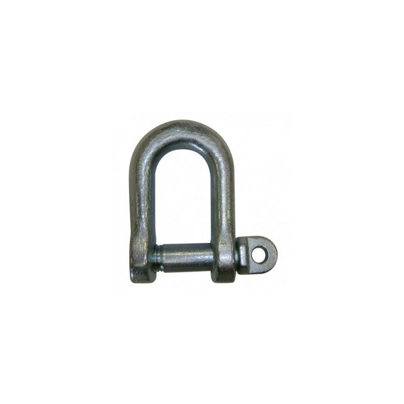 Manille droite acier zingué Ø5 mm CMU 70kg Levac_ref 5230AG