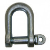 Manille droite acier zingué Ø8 mm CMU 250kg Levac_ref 5230DG