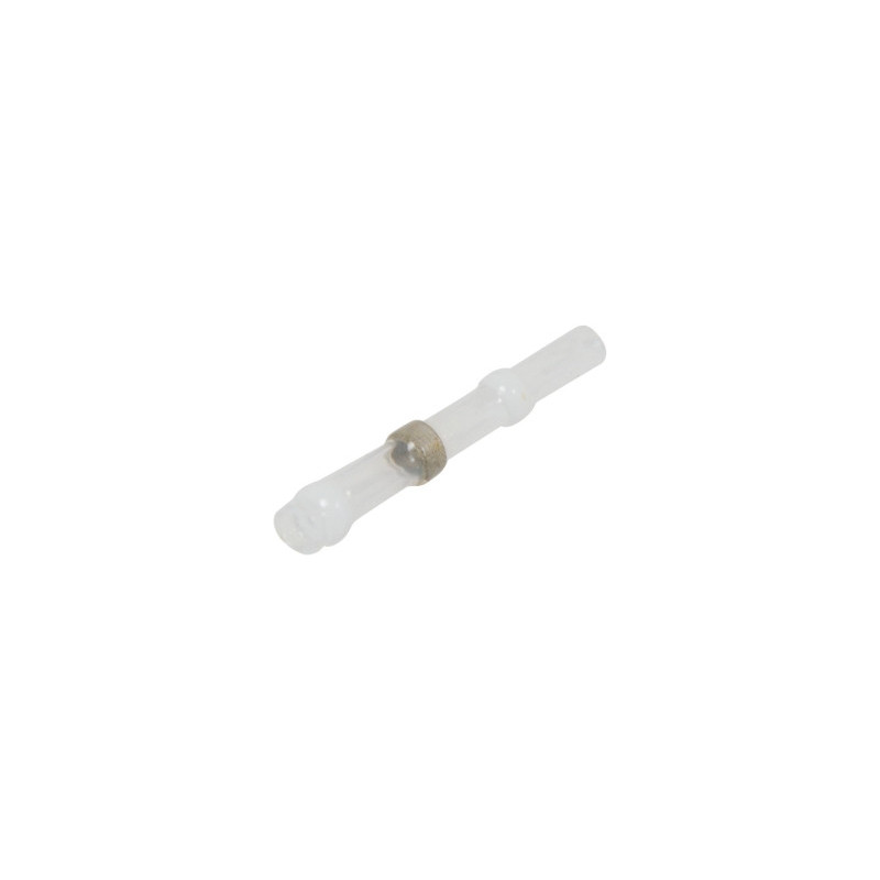 Cosse thermorétractable blanche à souder SODELEC pour fils 0,25 à 0,5 mm²_ref SOD02745.10
