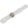 Cosse thermorétractable blanche à souder SODELEC pour fils 0,25 à 0,5 mm²_ref SOD02745.10