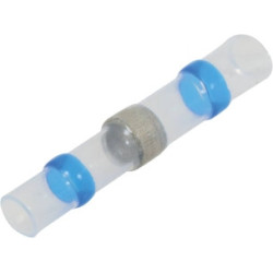 Cosse thermorétractable bleue à souder SODELEC pour fils 1,5 à 2,5 mm²_ref SOD02747.10