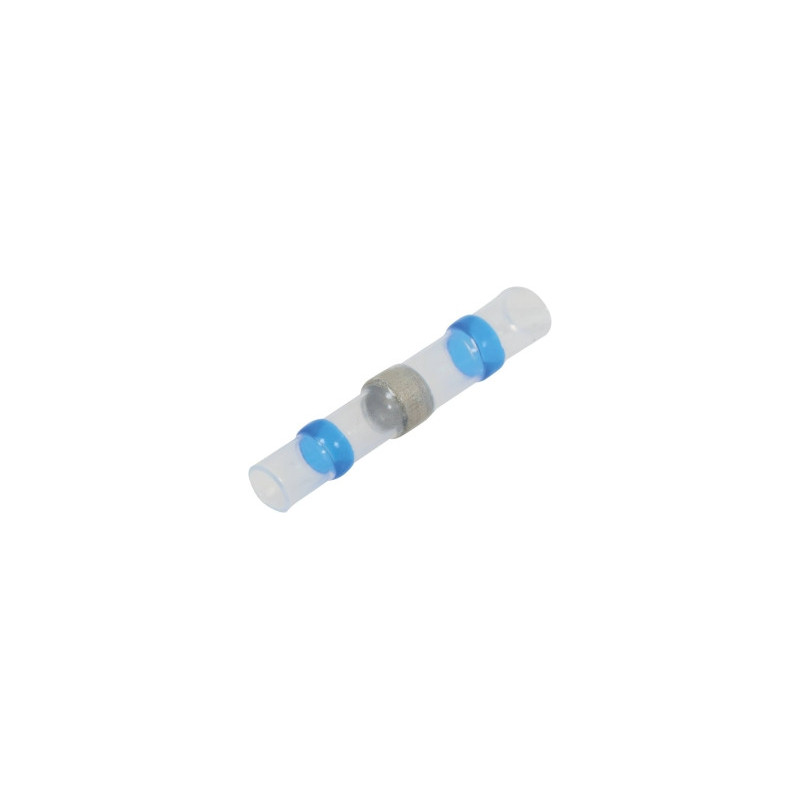 Cosse thermorétractable bleue à souder SODELEC pour fils 1,5 à 2,5 mm²_ref SOD02747.10