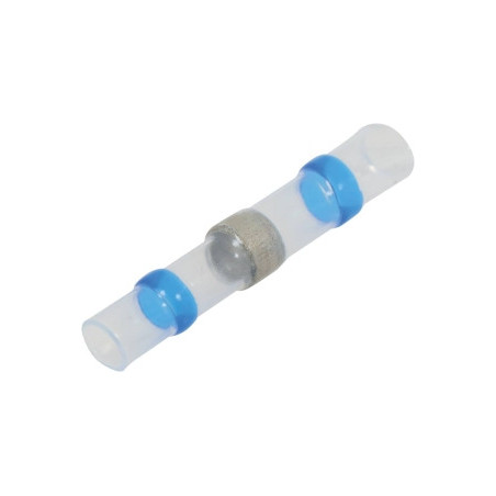 Cosse thermorétractable bleue à souder SODELEC pour fils 1,5 à 2,5 mm²_ref SOD02747.10
