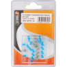 Blister de 10 cosses thermorétractables bleues à souder SODELEC pour fils 1,5 à 2,5 mm²_ref SOD02747.10