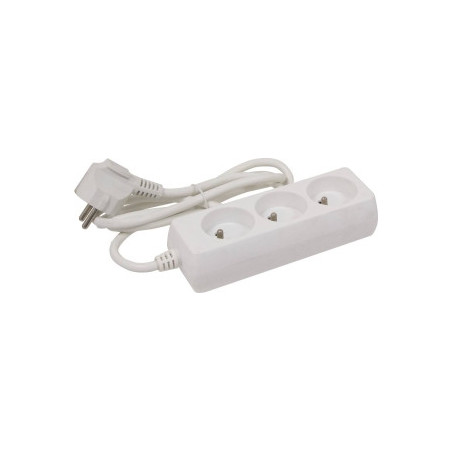 BLOC MULTIPRISES 3 PRISES 230V CÂBLE 1,5M