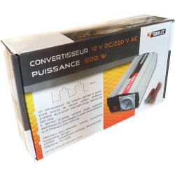 CONVERTISSEUR 600W CONTINU/ALTERNATIF 12V