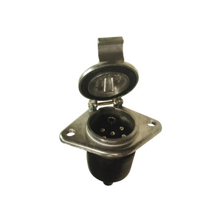SOCLE FEMELLE MÉTALLIQUE 24V TYPE S - BLISTER