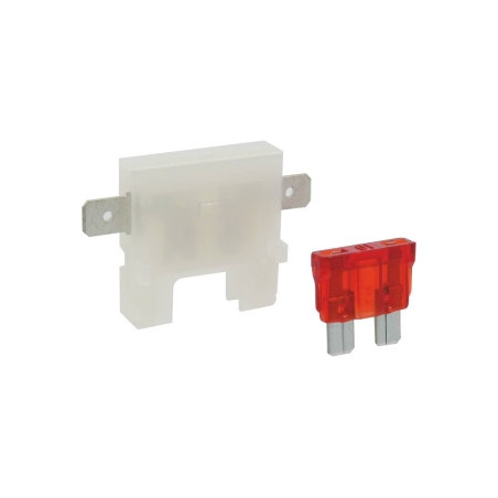 SUPPORT DE FUSIBLE AVEC FUSIBLE ENFICHABLE 10A - BLISTER