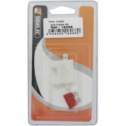 SUPPORT DE FUSIBLE AVEC FUSIBLE ENFICHABLE 10A - BLISTER