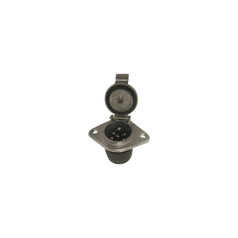 SOCLE FEMELLE MÉTALLIQUE 24V TYPE N - BLISTER
