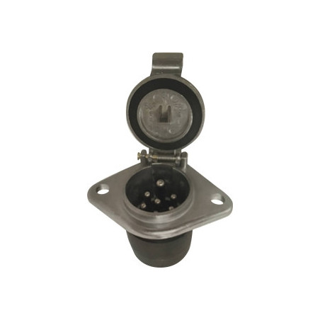 SOCLE FEMELLE MÉTALLIQUE 24V TYPE N - BLISTER
