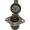 SOCLE FEMELLE MÉTALLIQUE 24V TYPE N - BLISTER