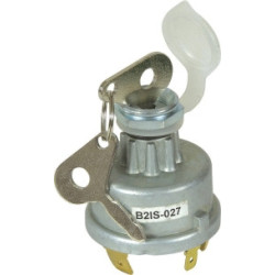 COMMUTATEUR DE DÉMARRAGE ET D'ALLUMAGE UNIVERSEL 5 POSITIONS AVEC 2 CLÉS - BLISTER