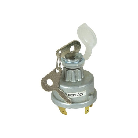 COMMUTATEUR DE DÉMARRAGE ET D'ALLUMAGE UNIVERSEL 5 POSITIONS AVEC 2 CLÉS - BLISTER