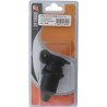 PRISE 3 PLOTS FEMELLE PLASTIQUE 4 POINTS DE FIXATION - BLISTER