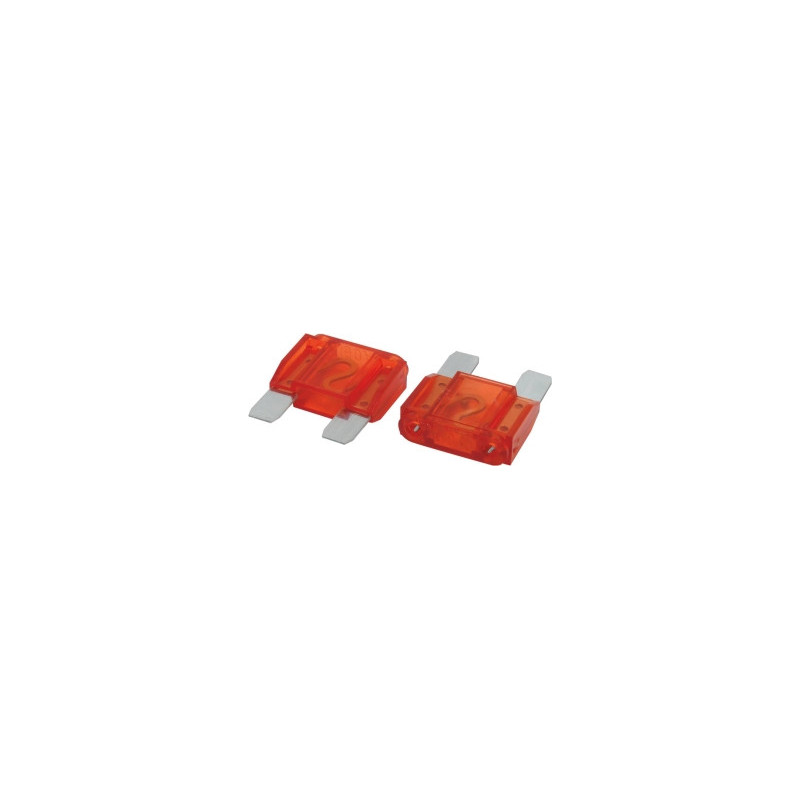 FUSIBLES ENFICHABLES MAXI 50A ROUGE - LOT DE 2 - EN BLISTER