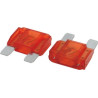 FUSIBLES ENFICHABLES MAXI 50A ROUGE - LOT DE 2 - EN BLISTER
