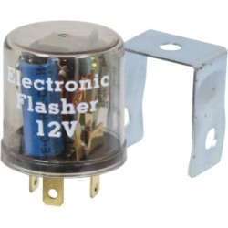 Centrale clignotante 12V / 240W 3 bornes avec support métallique SODELEC_ref SOD16730