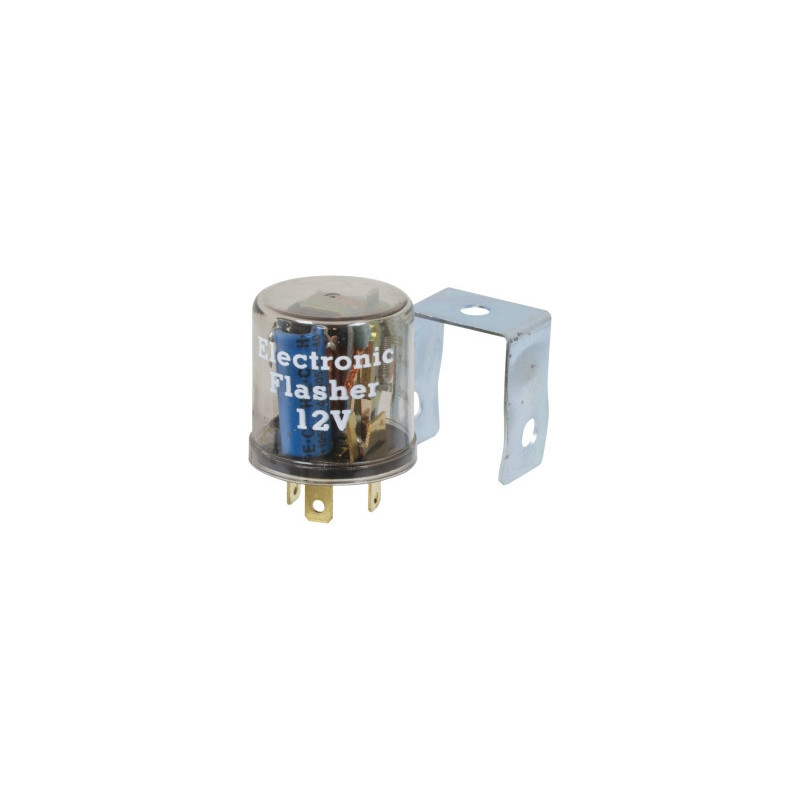Centrale clignotante 12V / 240W 3 bornes avec support métallique SODELEC_ref SOD16730