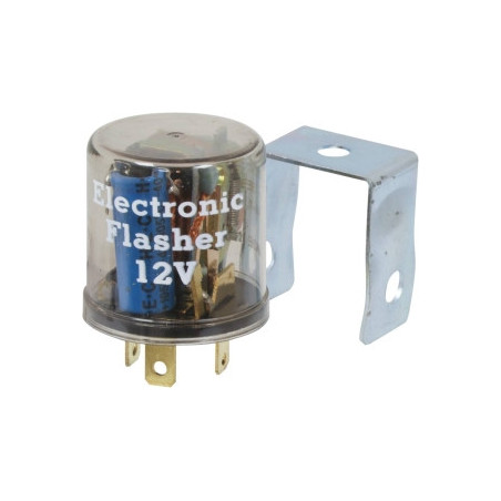Centrale clignotante 12V / 240W 3 bornes avec support métallique SODELEC_ref SOD16730