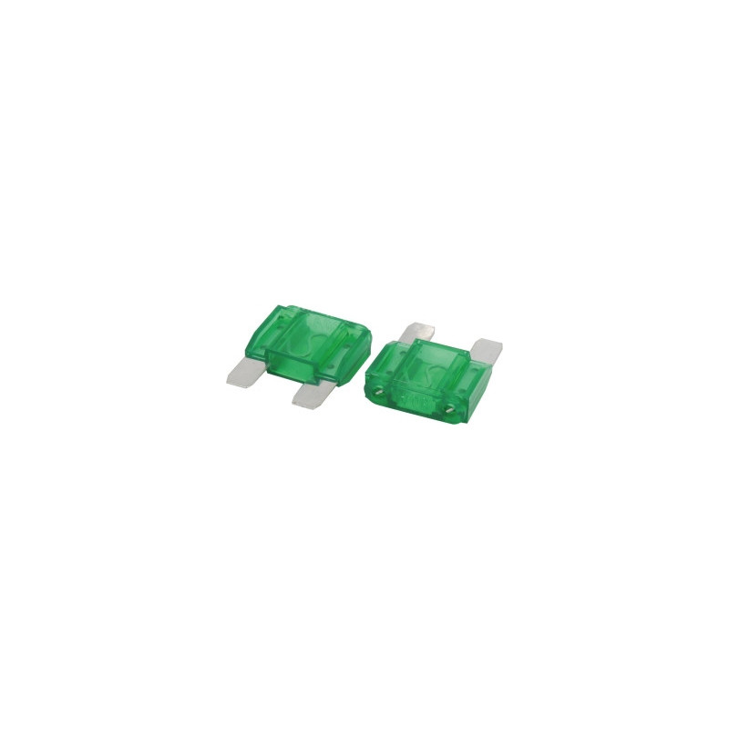 FUSIBLES ENFICHABLES MAXI 30A VERT - LOT DE 2 - BLISTER