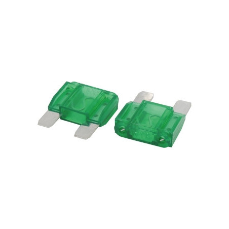 FUSIBLES ENFICHABLES MAXI 30A VERT - LOT DE 2 - BLISTER
