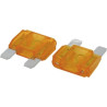 FUSIBLES ENFICHABLES MAXI 40A ORANGE - LOT DE 2 - BLISTER